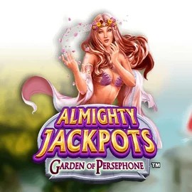 Almighty Jackpots: Garden of Persephone logo by Novomatic at WildHub Casino