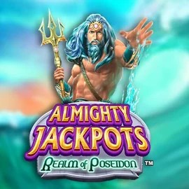 Almighty Jackpots – Realm of Poseidon casino game by Novomatic – featured logo at WildHub Casino