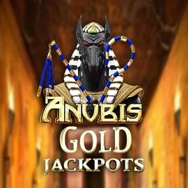 Anubis Gold Jackpots online game logo by Inspired Gaming on wild-hub.eu.com