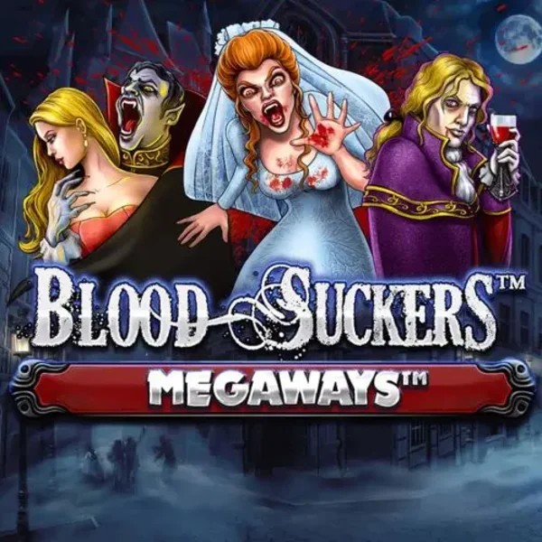 Slots logo of Blood Suckers Megaways from Red Tiger Gaming at WildHub Casino