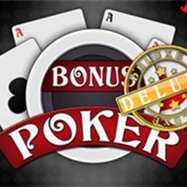 Bonus Poker Deluxe - 3 Hands slot visual from RTG (Reel Time Gaming) available on wild-hub.eu.com