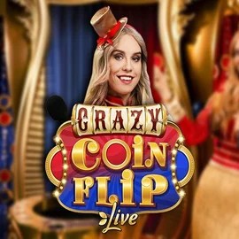 Crazy Coin Flip slot icon by Evolution, available at WildHub Casino