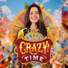 Crazy Time logo – Live Casino by Evolution at WildHub Casino