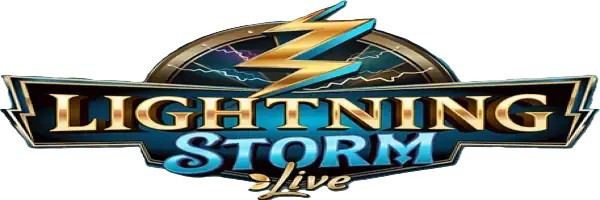 Lightning Storm logo by Evolution at WildHub Casino