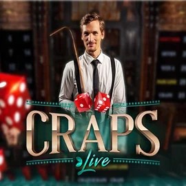 Live Casino logo of Live Craps from Evolution at WildHub Casino