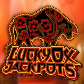 Lucky Ox Jackpots slot logo by Rival at WildHub Casino