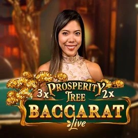 Prosperity Tree Baccarat online game logo by Evolution on wild-hub.eu.com