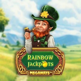 Rainbow Jackpots Megaways online game logo by Red Tiger Gaming on wild-hub.eu.com