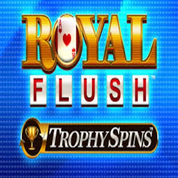 Royal Flush Trophy Spins game by Greentube – logo hosted on WildHub Casino